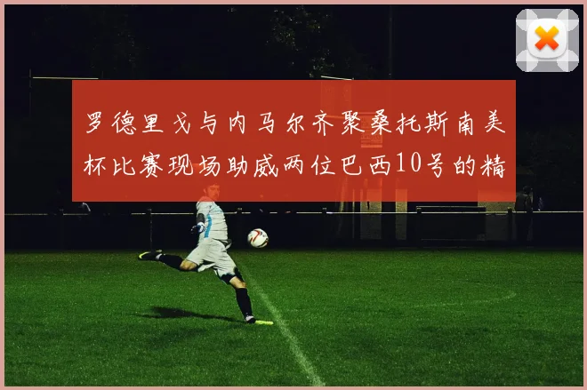 罗德里戈与内马尔齐聚桑托斯南美杯比赛现场助威两位巴西10号的精彩时刻